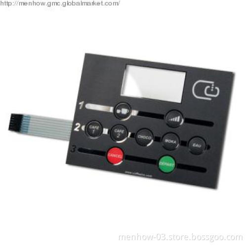 Membrane Switch Keypad with display window